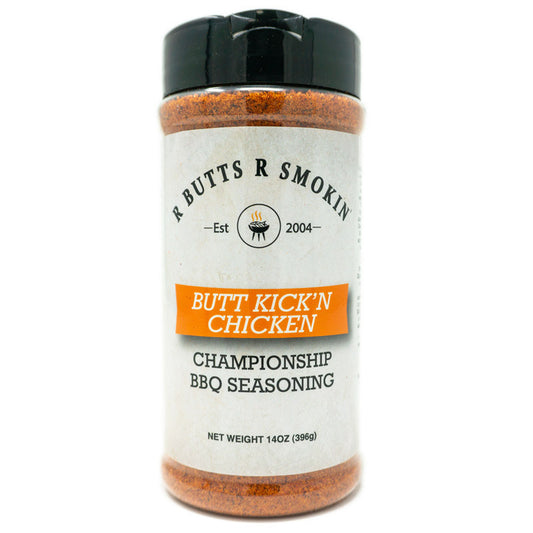 R BUTTS R SMOKIN: Butt Kick'n Chicken BBQ Rub 369g