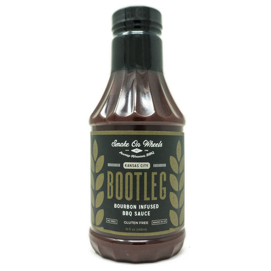 SMOKE ON WHEELS: Bootleg Bourbon Infused BBQ Sauce – 488ml