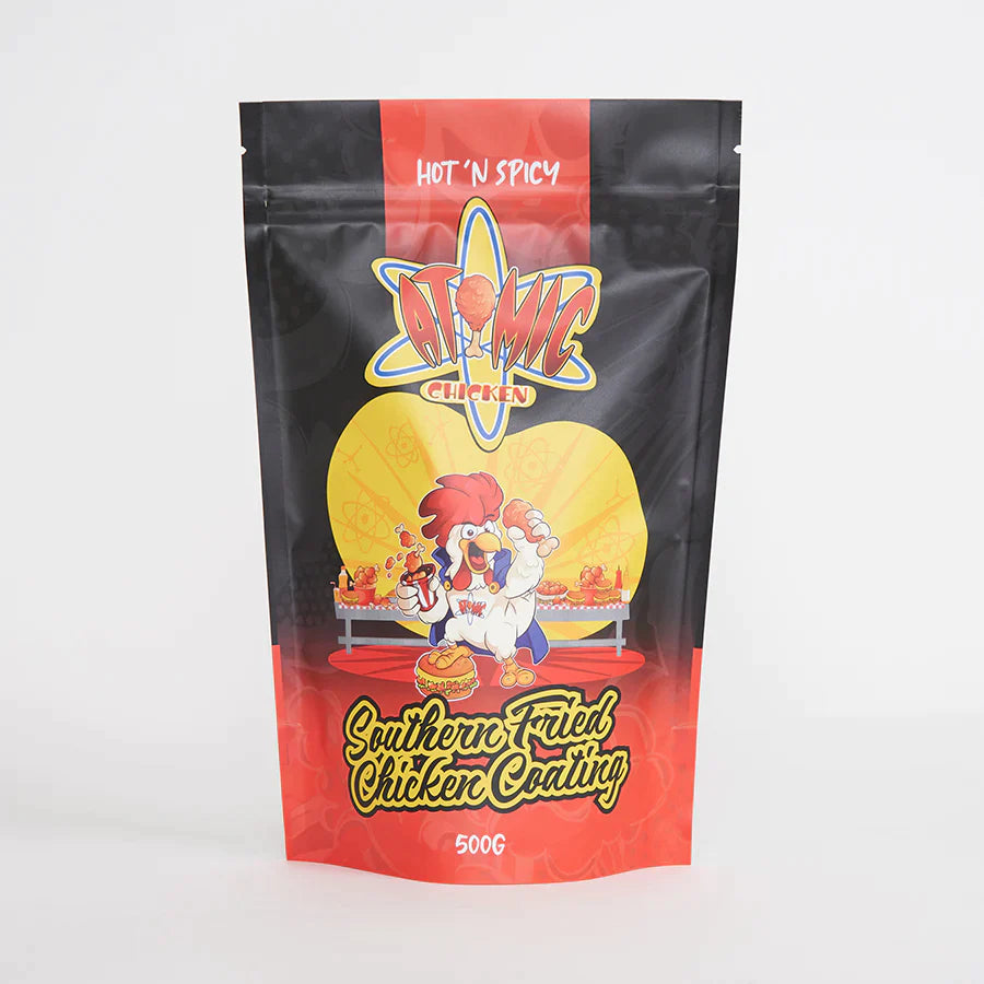 ATOMIC CHICKEN: Hot ‘N Spicy Southern Fried Chicken Coating – 500g