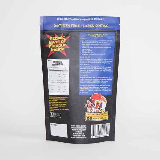 ATOMIC CHICKEN: Original Southern Fried Chicken Coating – 500g