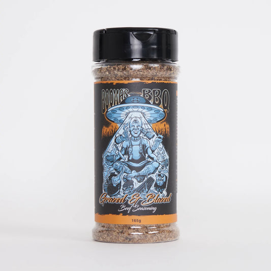 BOOMAS BBQ: Grazed and Blazed Beef Rub – 165g