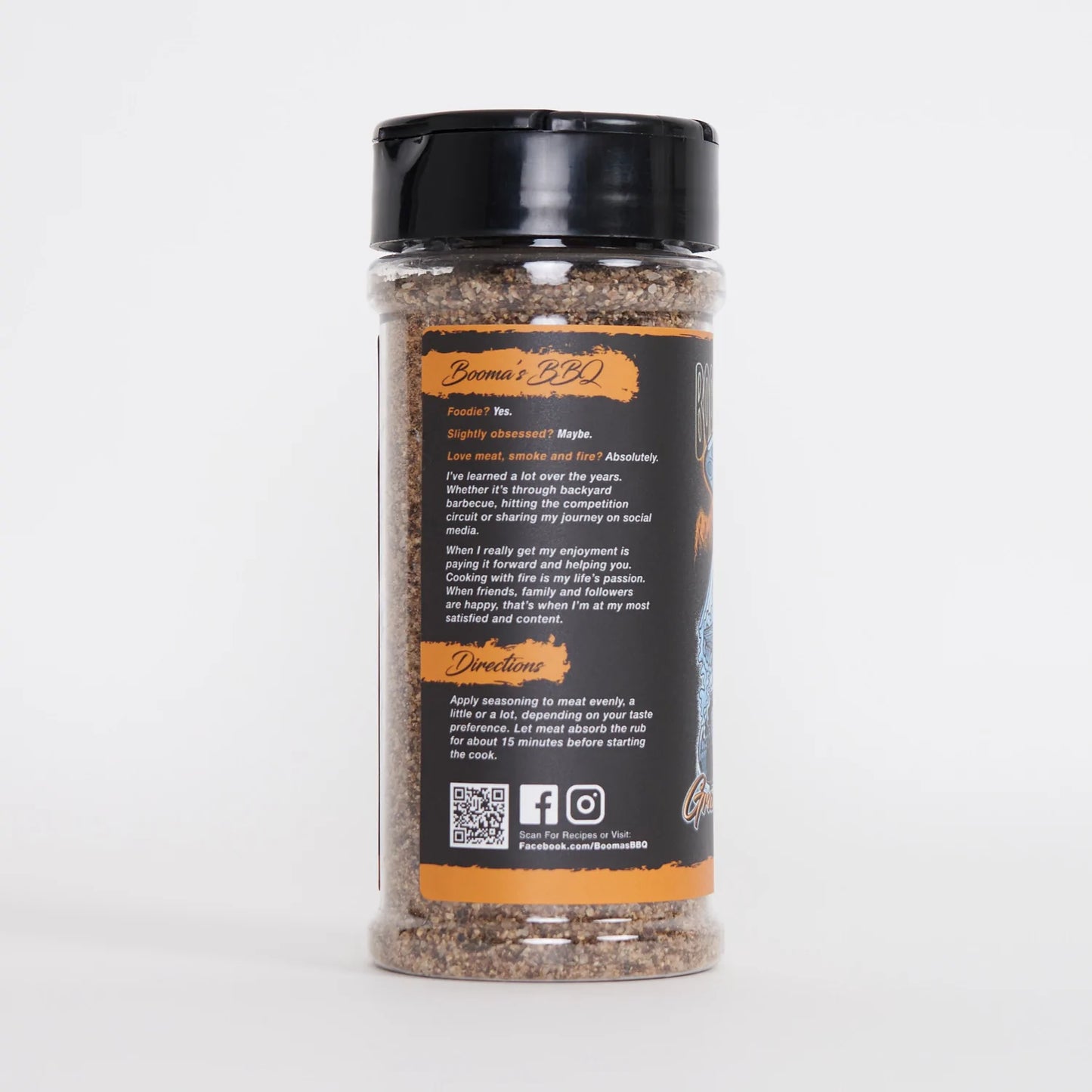 BOOMAS BBQ: Grazed and Blazed Beef Rub – 165g
