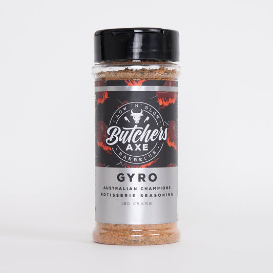 BUTCHERS AXE: Gyros Rotisserie Seasoning Rub – 180g