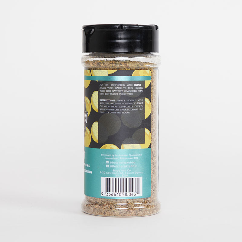 BUTCHERS AXE: Scout Lemon Pepper Seasoning Rub – 170g