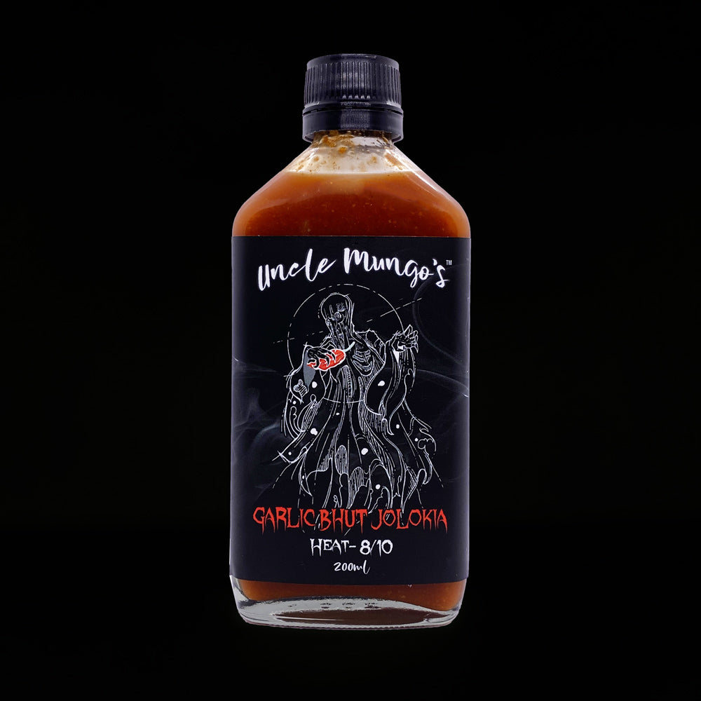 UNCLE MUNGOS: Garlic Bhut Jolokia - 200ml