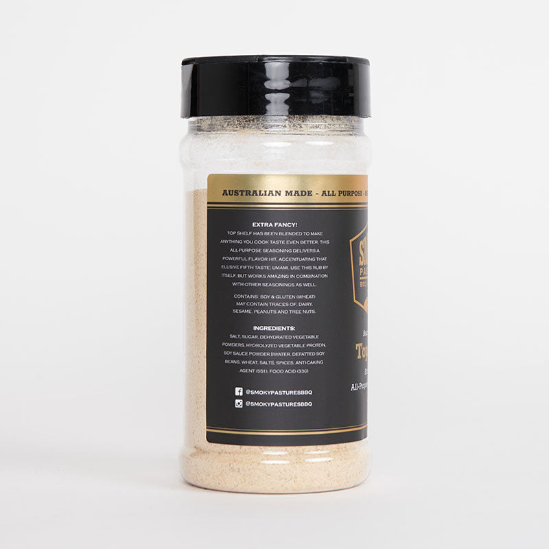 SMOKY PASTURES: Top Shelf All Purpose Rub – 240g