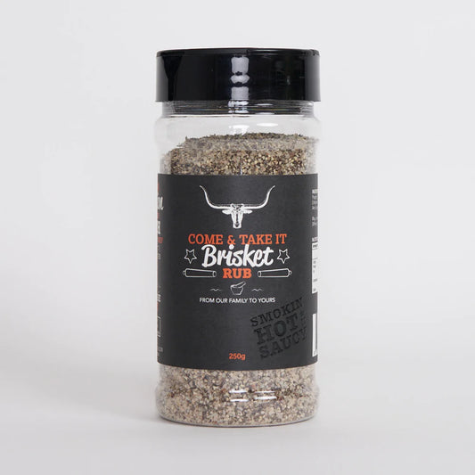 SMOKIN HOT N SAUCY: Come & Take It Brisket Rub – 250g